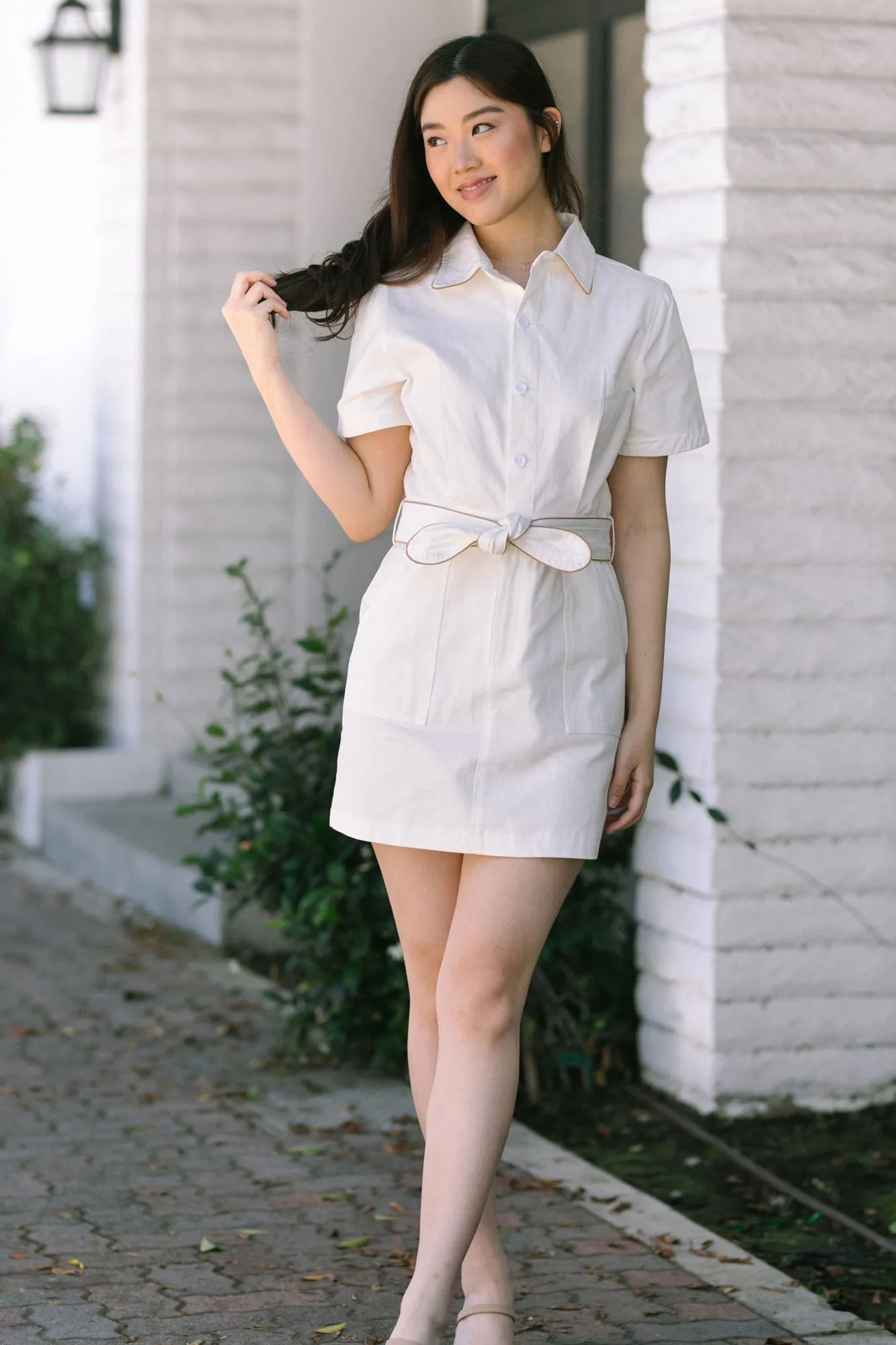 Louise Contrast Mini Dress sold by Morning Lavender product image thumbnail 3