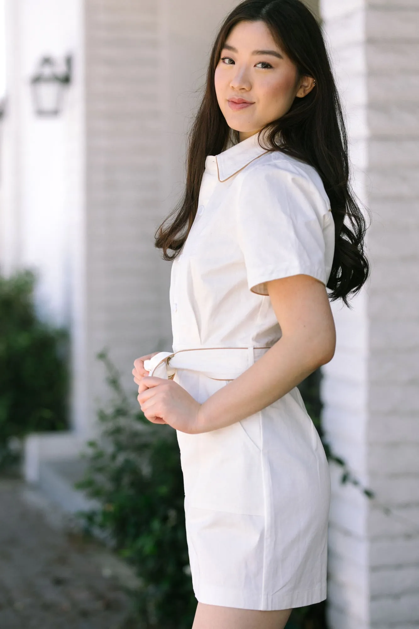 Louise Contrast Mini Dress sold by Morning Lavender product image thumbnail 4