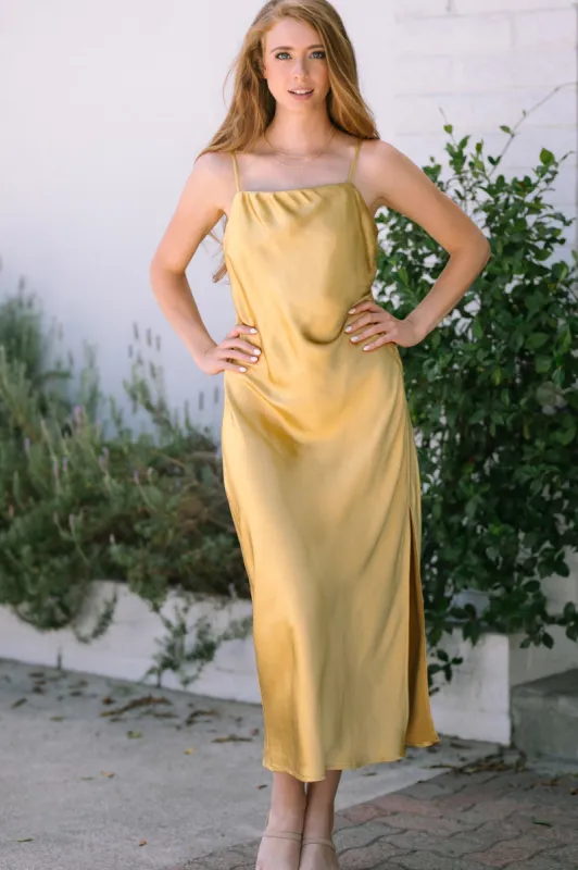 Chase Satin Slip Dress sold by Morning Lavender