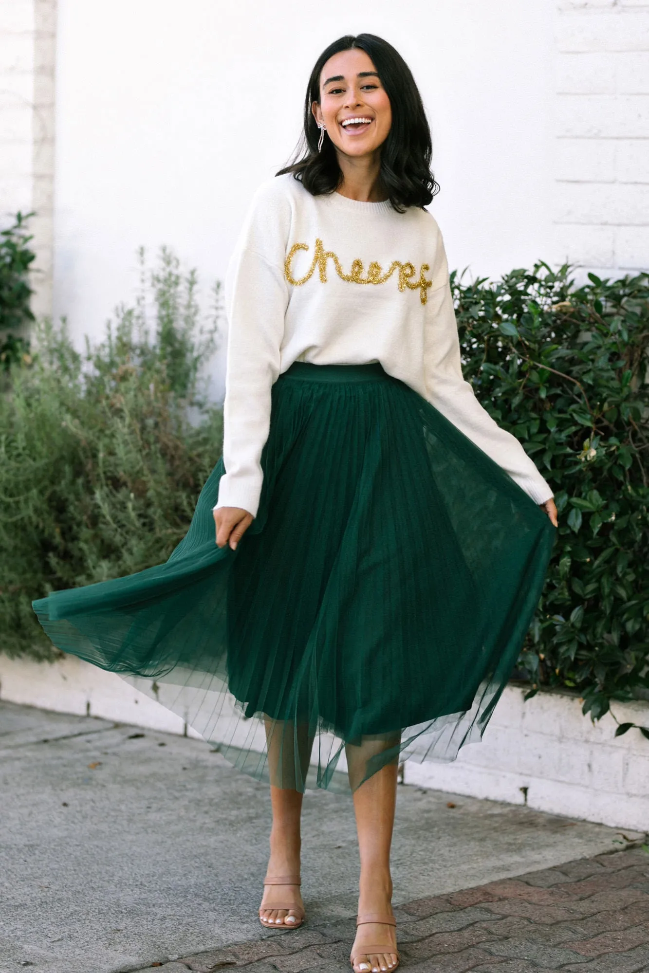 Candice Cheers Knit Sweater sold by Morning Lavender product image thumbnail 3