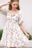 Darlene Puff Sleeve Mini Dress sold by Morning Lavender