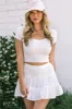 Frankie Eyelet Mini Skirt sold by Morning Lavender