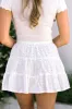 Frankie Eyelet Mini Skirt sold by Morning Lavender
