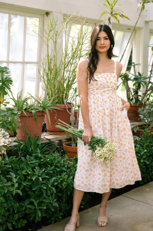 Melody Pleated Midi Dress sold by Morning Lavender