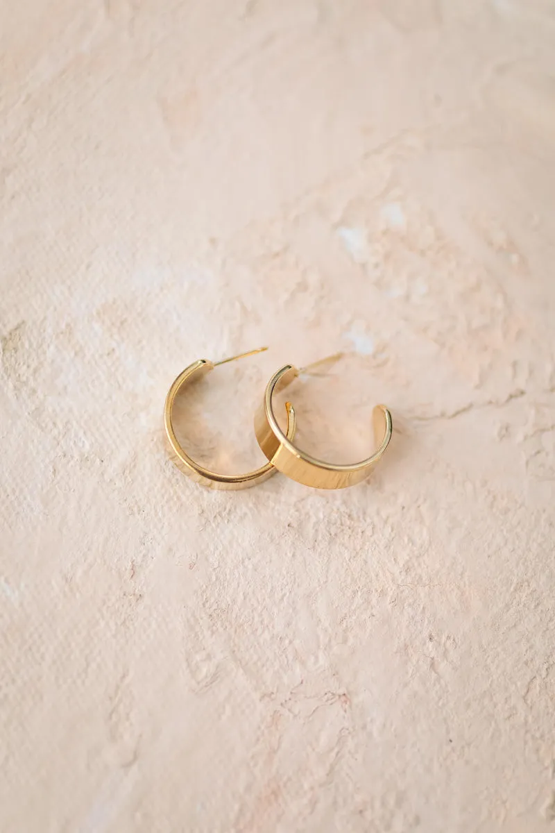 Linda Hoop Earrings sold by Morning Lavender product image thumbnail 2