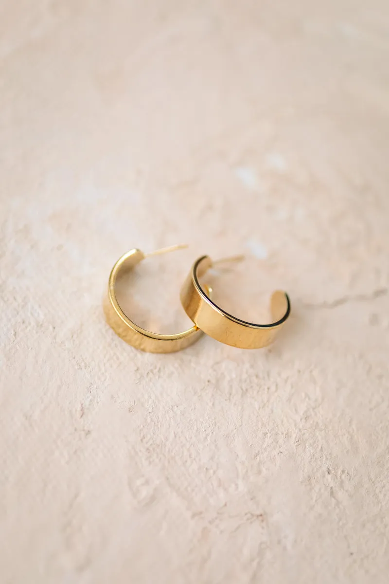 Linda Hoop Earrings sold by Morning Lavender