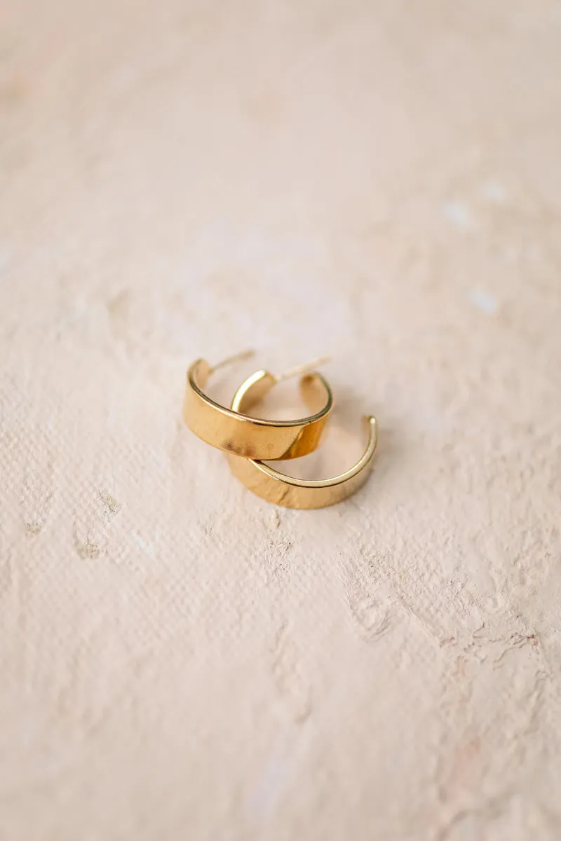 Linda Hoop Earrings sold by Morning Lavender product image thumbnail 3