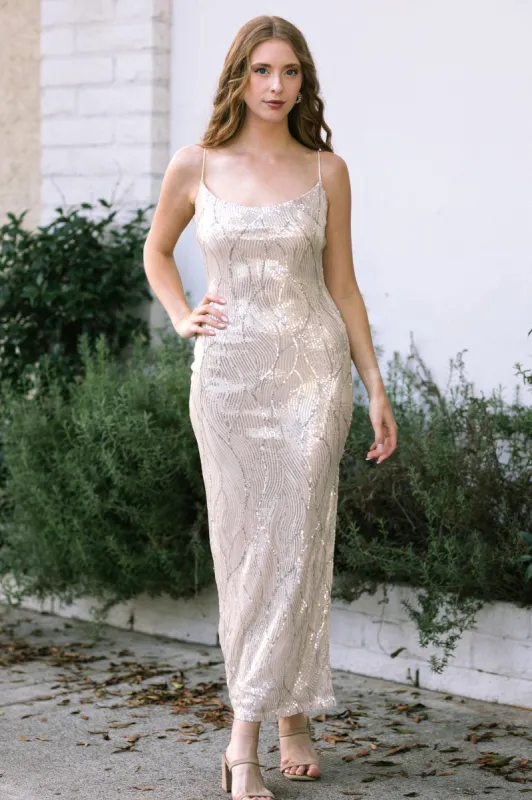Everest Sequin Maxi Dress sold by Morning Lavender