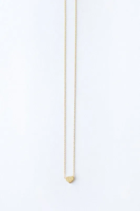 Rosie Gold Heart Dainty Necklace sold by Morning Lavender