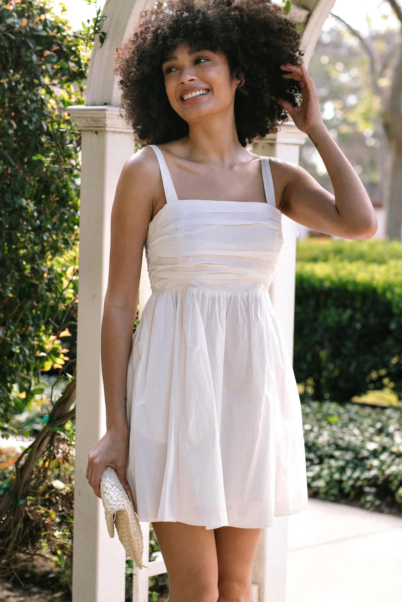 Corinne Pleated Mini Dress sold by Morning Lavender product image thumbnail 2