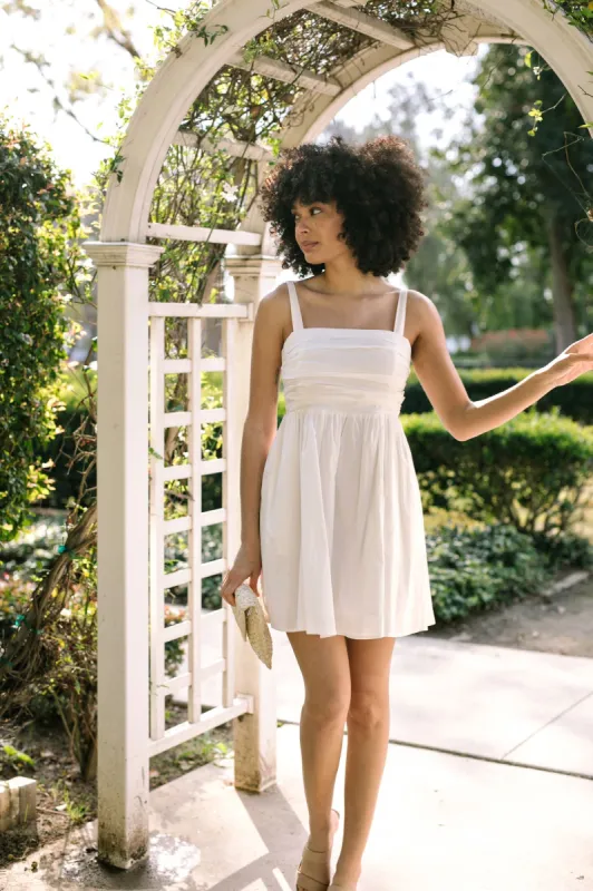 Corinne Pleated Mini Dress sold by Morning Lavender