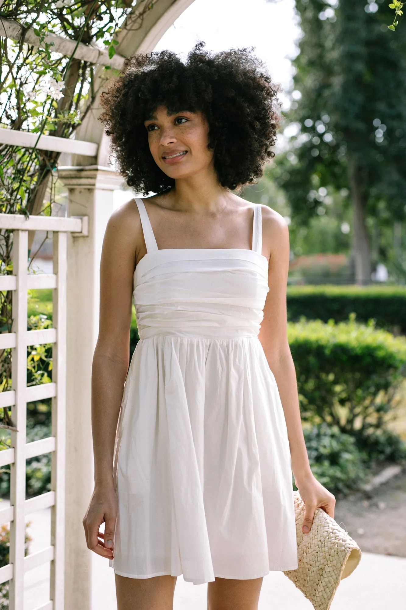 Corinne Pleated Mini Dress sold by Morning Lavender product image thumbnail 5