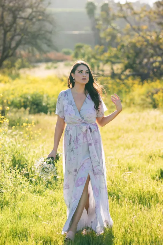 Elise V-Neck Maxi Dress sold by Morning Lavender