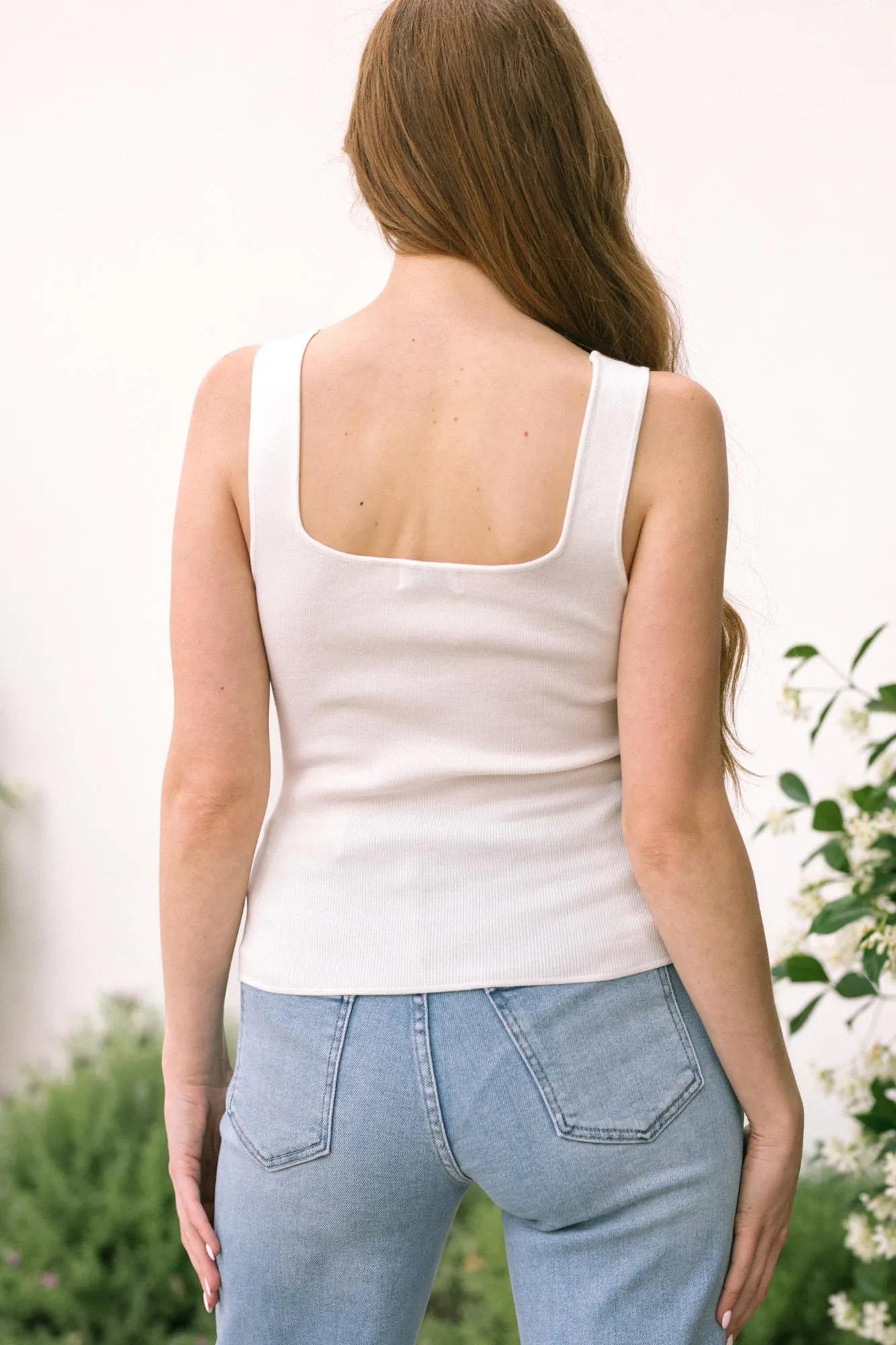 Blanca Square Neck Tank sold by Morning Lavender product image thumbnail 3
