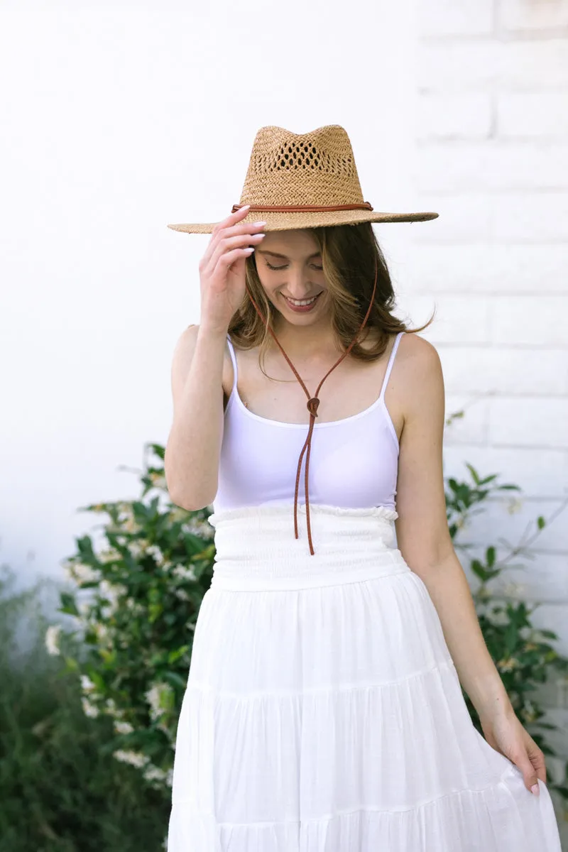 Karla Straw Hat with Stampede Strap sold by Morning Lavender product image thumbnail 2