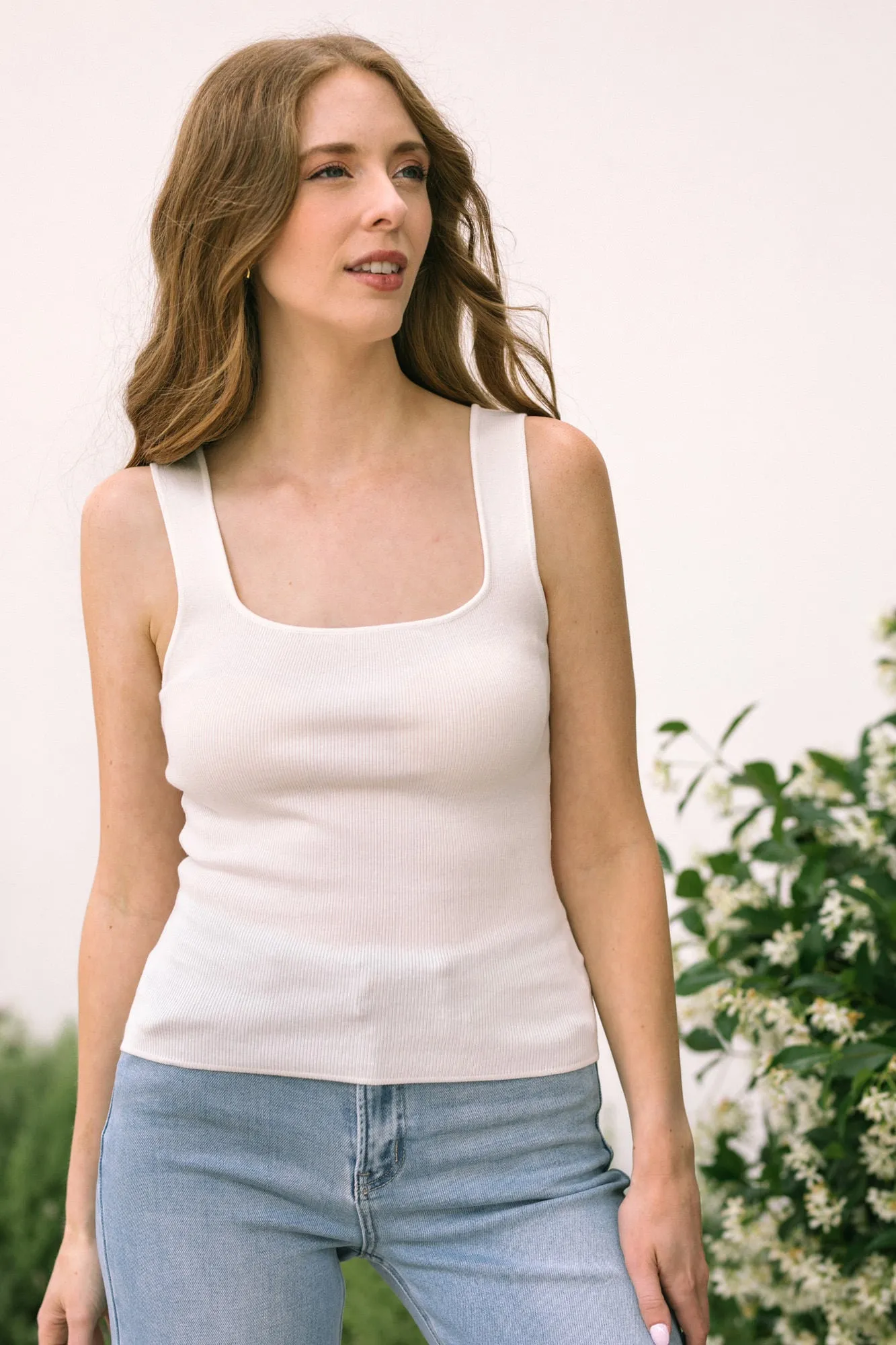 Blanca Square Neck Tank sold by Morning Lavender product image thumbnail 4