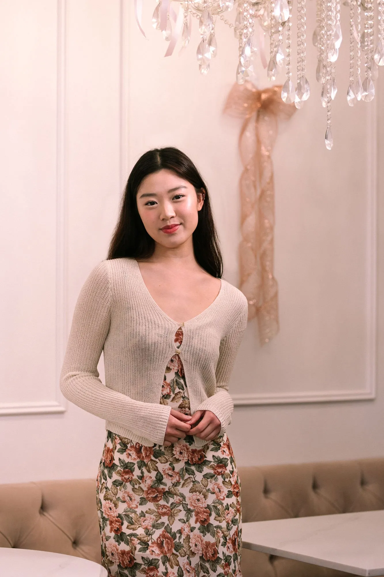 Odalis Sheer Knit Cardigan sold by Morning Lavender product image thumbnail 3