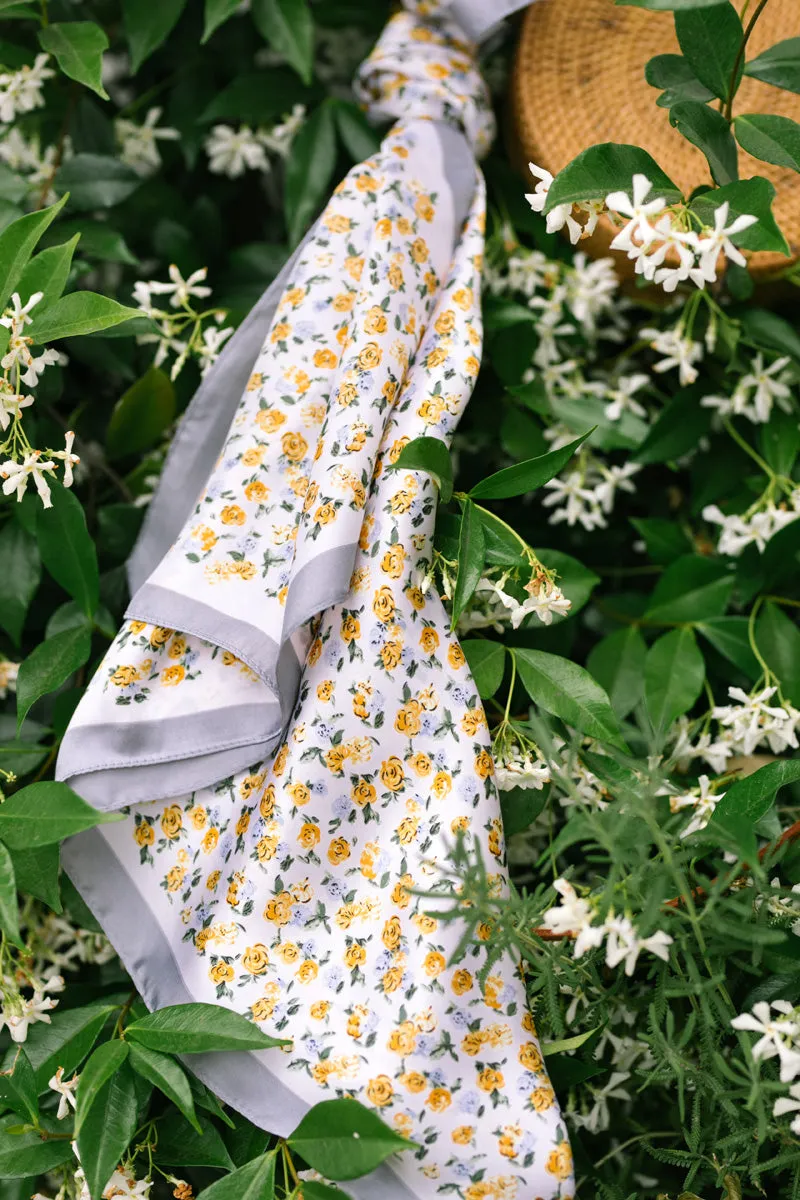 Deidre Print Square Scarf sold by Morning Lavender product image thumbnail 5