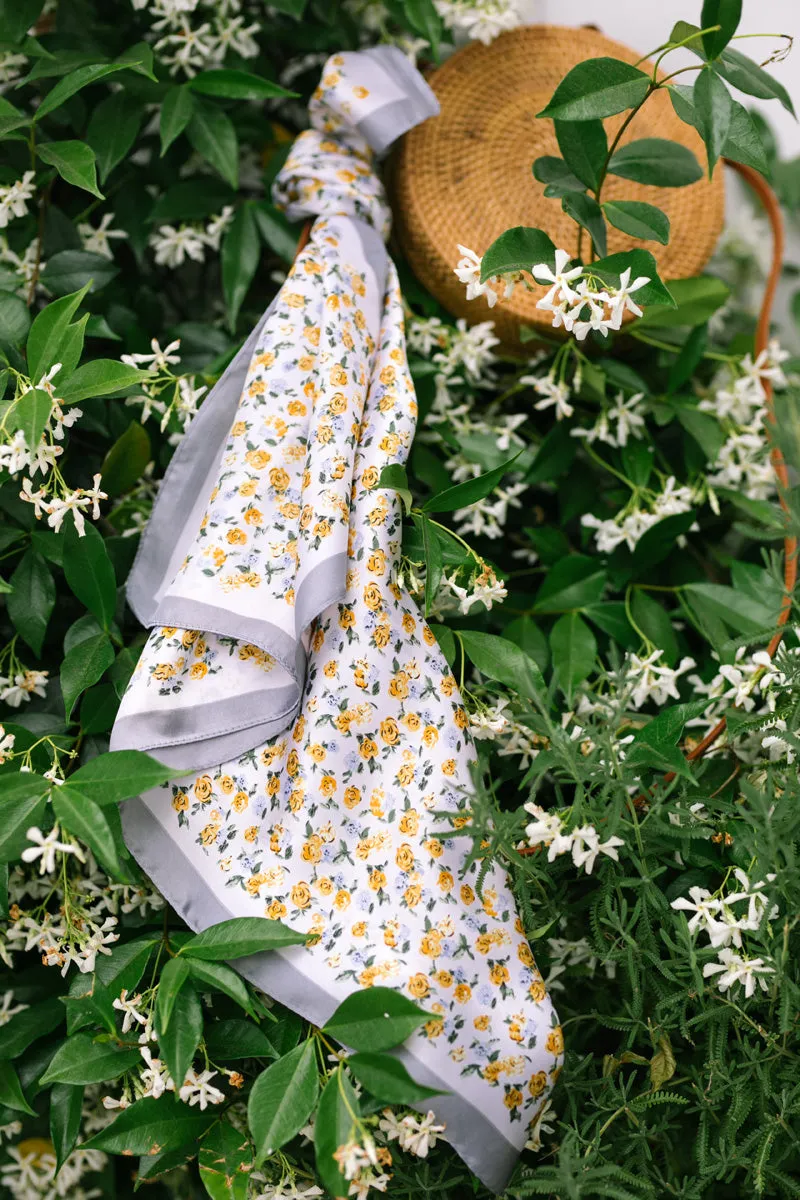 Deidre Print Square Scarf sold by Morning Lavender product image thumbnail 4