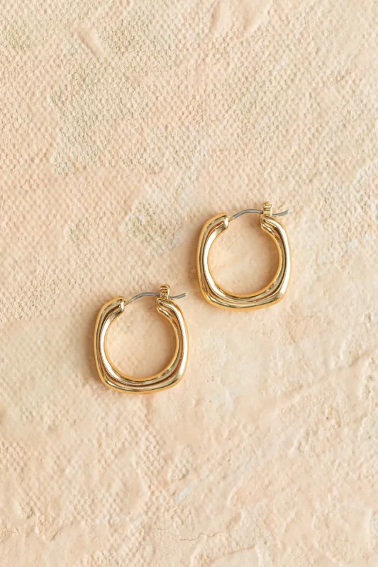Camilla Squircle Hoop Earrings sold by Morning Lavender