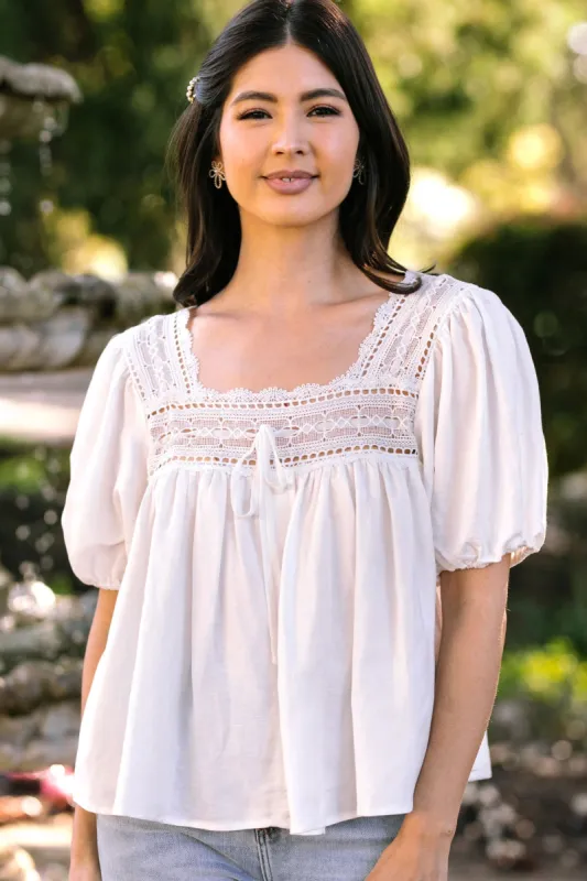 Jenny Puff Sleeve Blouse sold by Morning Lavender
