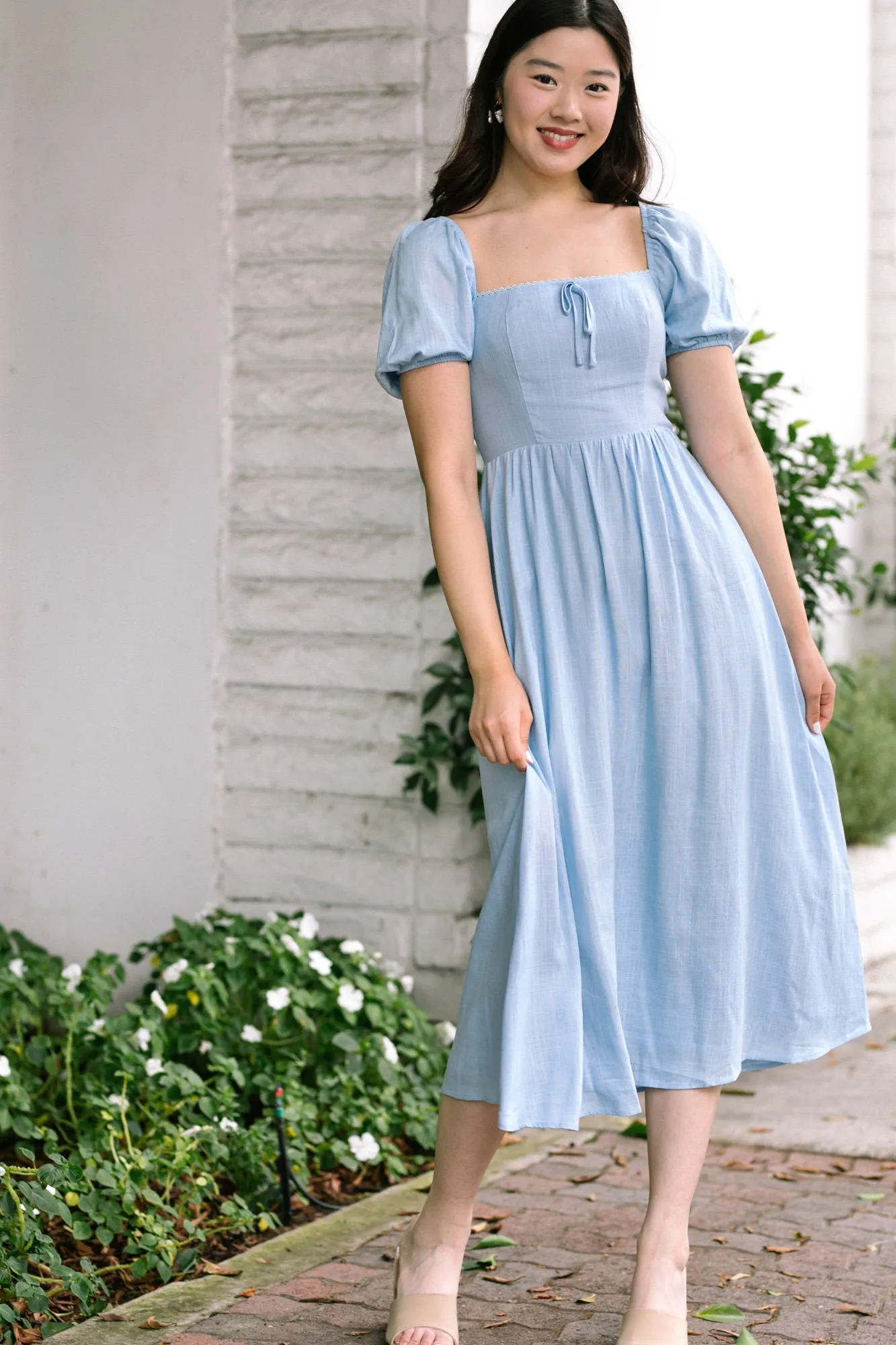 Harmony Puff Sleeve Dress sold by Morning Lavender product image thumbnail 5