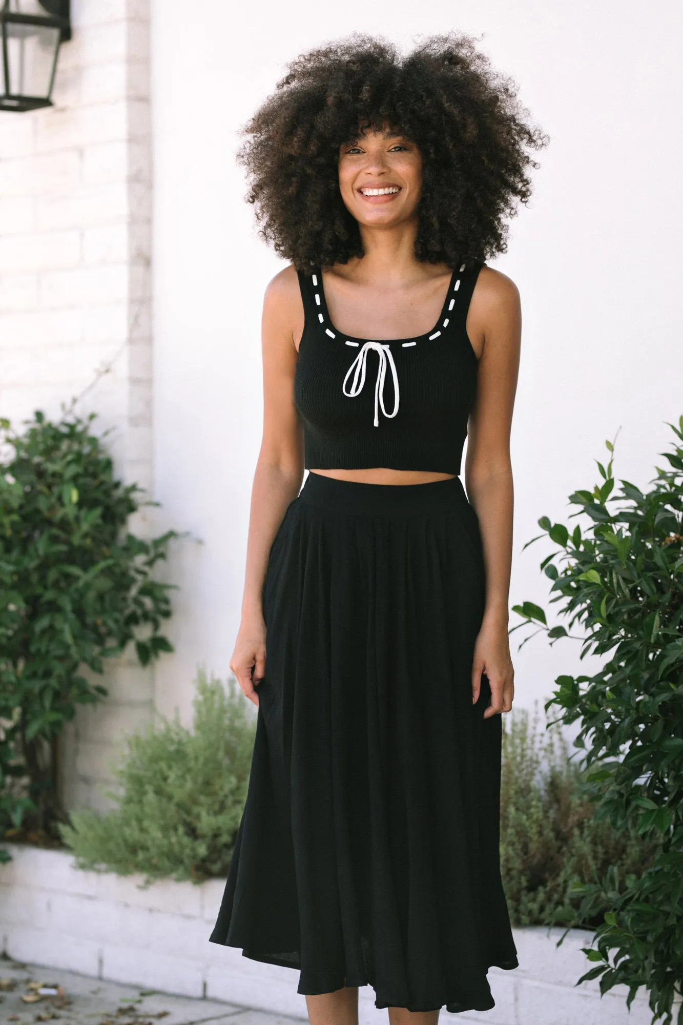 Naya Contrast Cropped Tank sold by Morning Lavender product image thumbnail 5