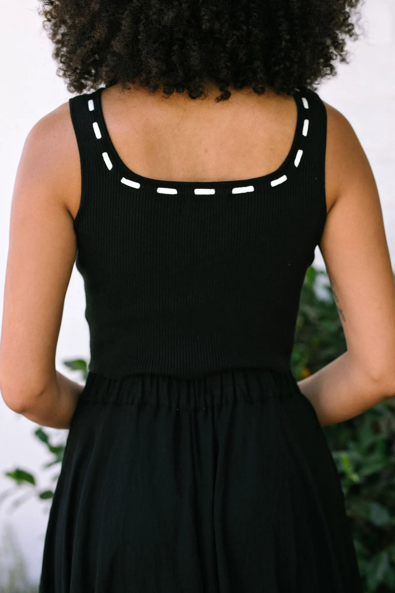 Naya Contrast Cropped Tank sold by Morning Lavender product image thumbnail 3