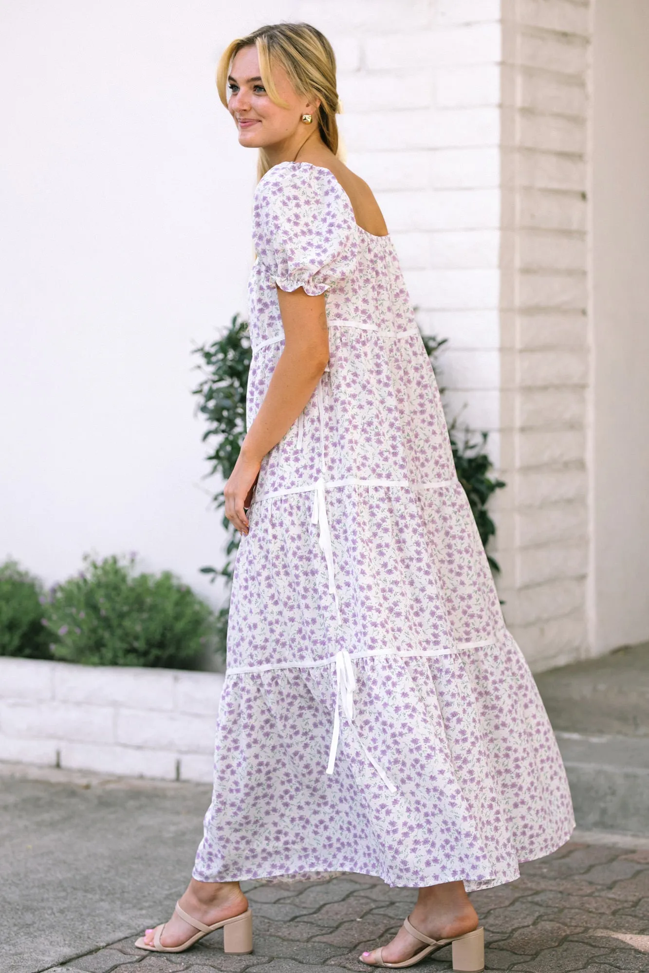 Brittany Bow Tiered Dress sold by Morning Lavender product image thumbnail 5