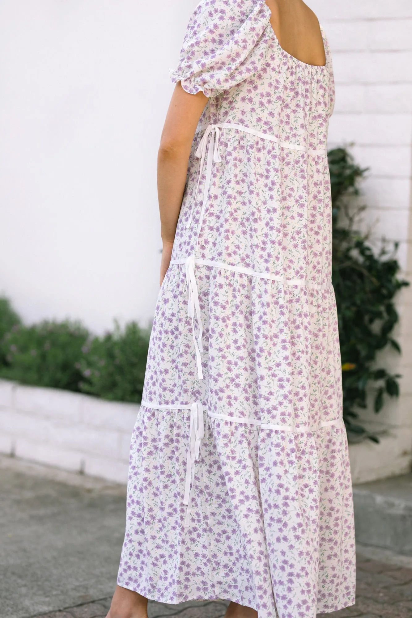 Brittany Bow Tiered Dress sold by Morning Lavender product image thumbnail 4
