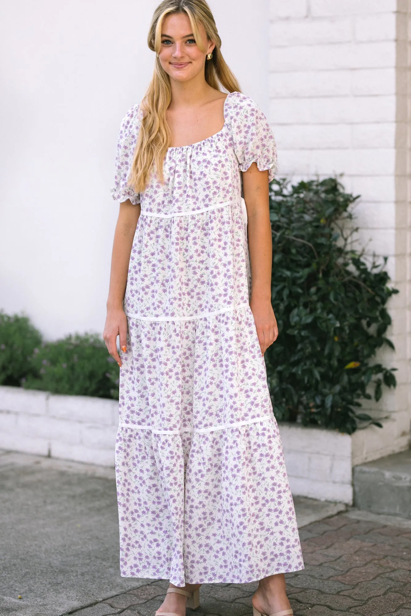 Brittany Bow Tiered Dress sold by Morning Lavender product image thumbnail 2
