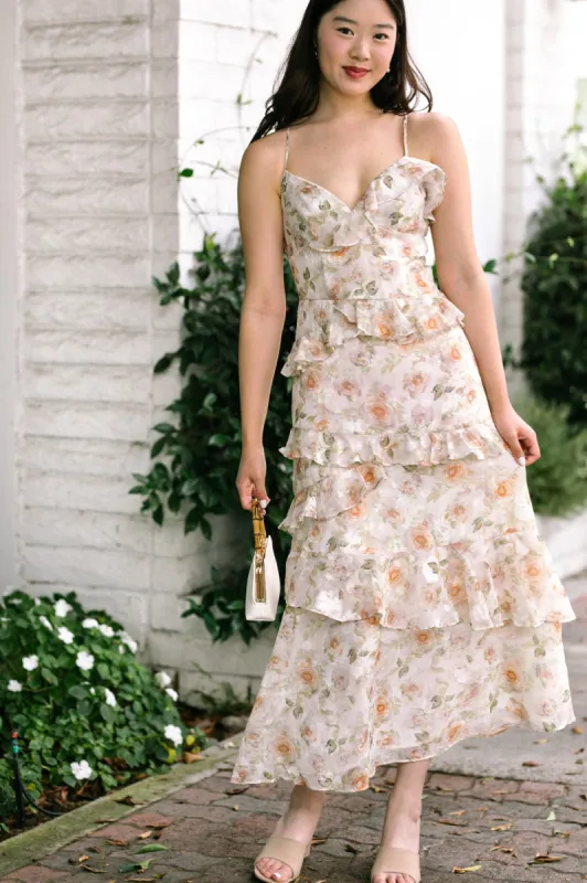 Leighton Ruffled Maxi Dress sold by Morning Lavender