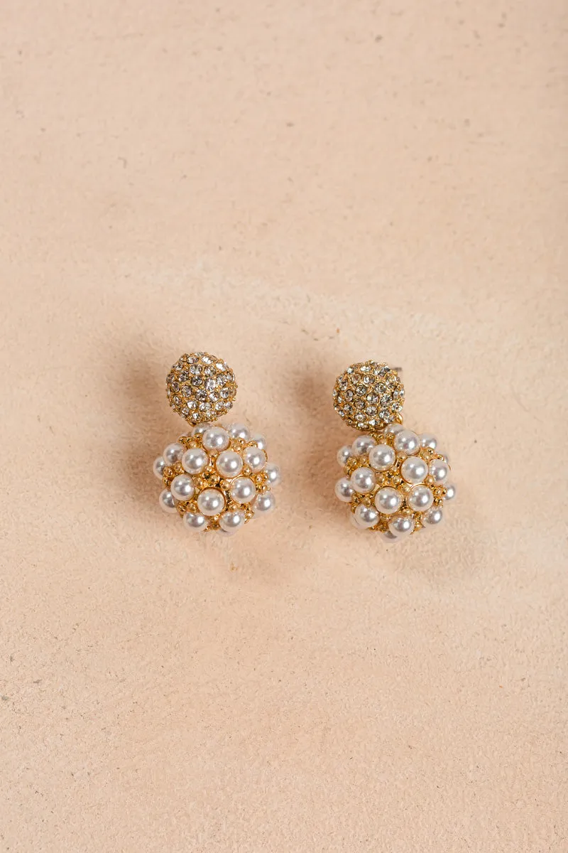 Hope Pearl Ball Earrings sold by Morning Lavender product image thumbnail 2