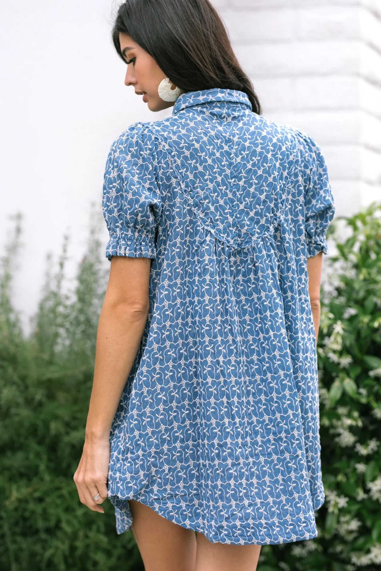 Lucy Embroidered Mini Dress sold by Morning Lavender product image thumbnail 5