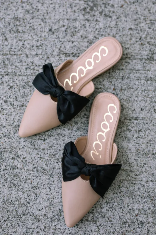 Valerie Pointed Bow Flats sold by Morning Lavender