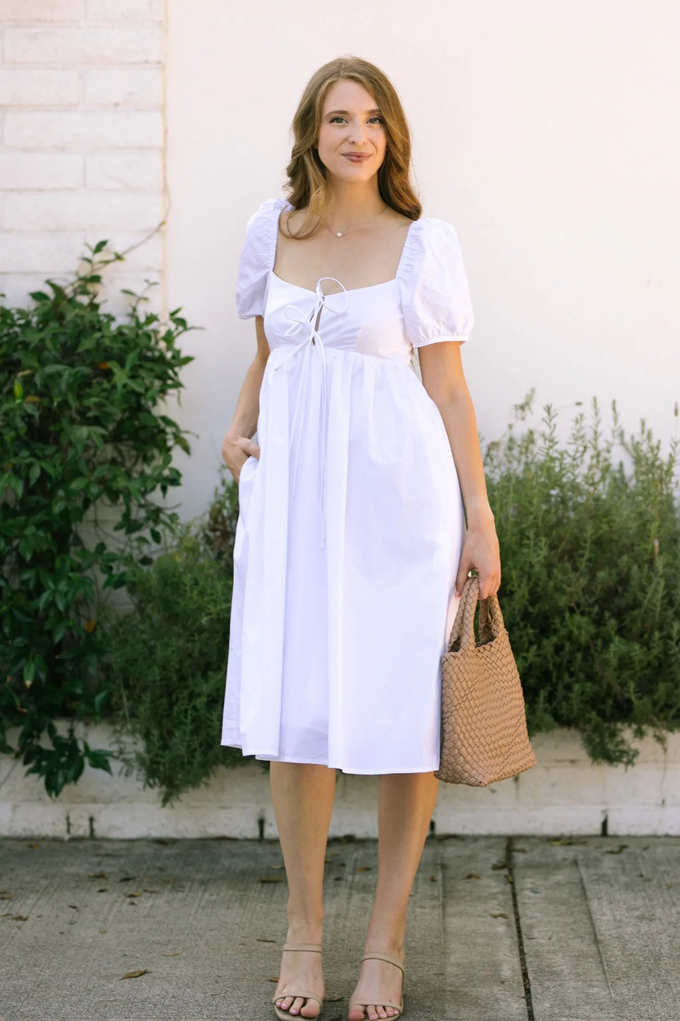 Pauline Poplin Midi Dress sold by Morning Lavender product image thumbnail 5