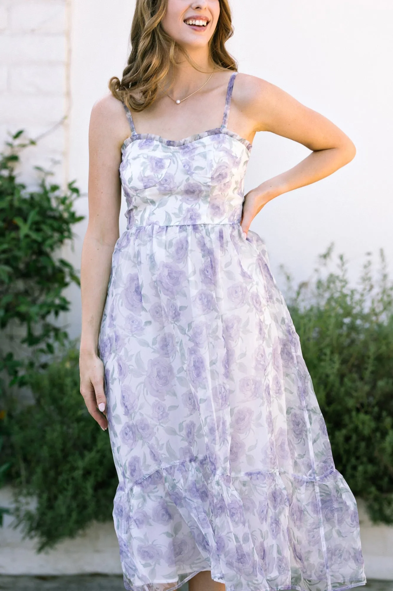 Serena Sweetheart Midi Dress sold by Morning Lavender product image thumbnail 5