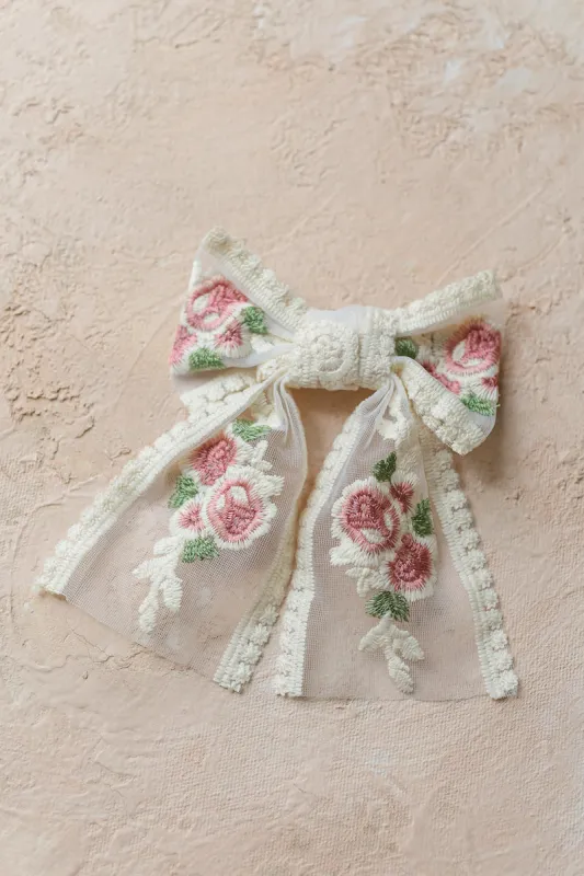 Haven Floral Hair Clip sold by Morning Lavender
