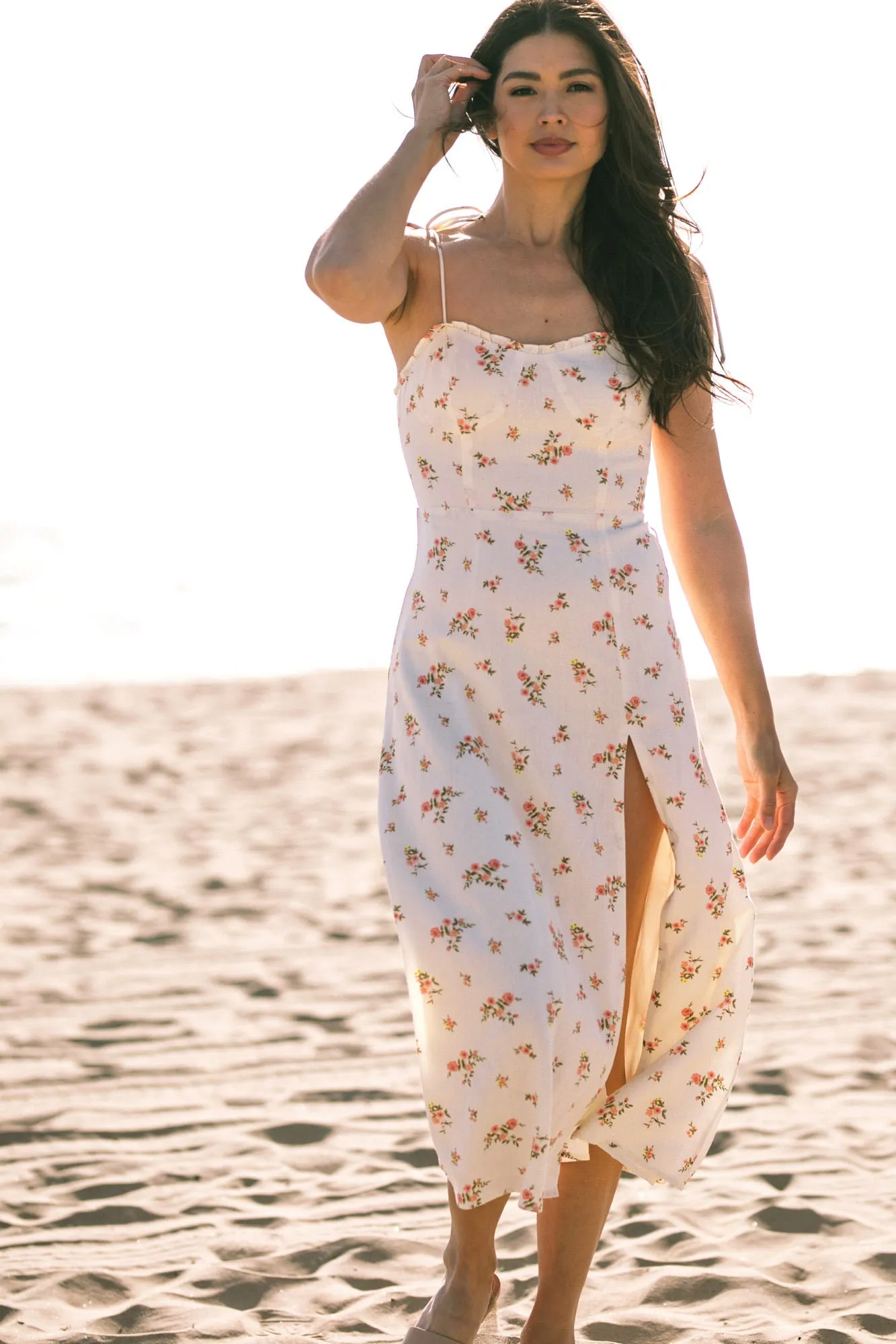 Gabriella Sweetheart Midi Dress sold by Morning Lavender product image thumbnail 3