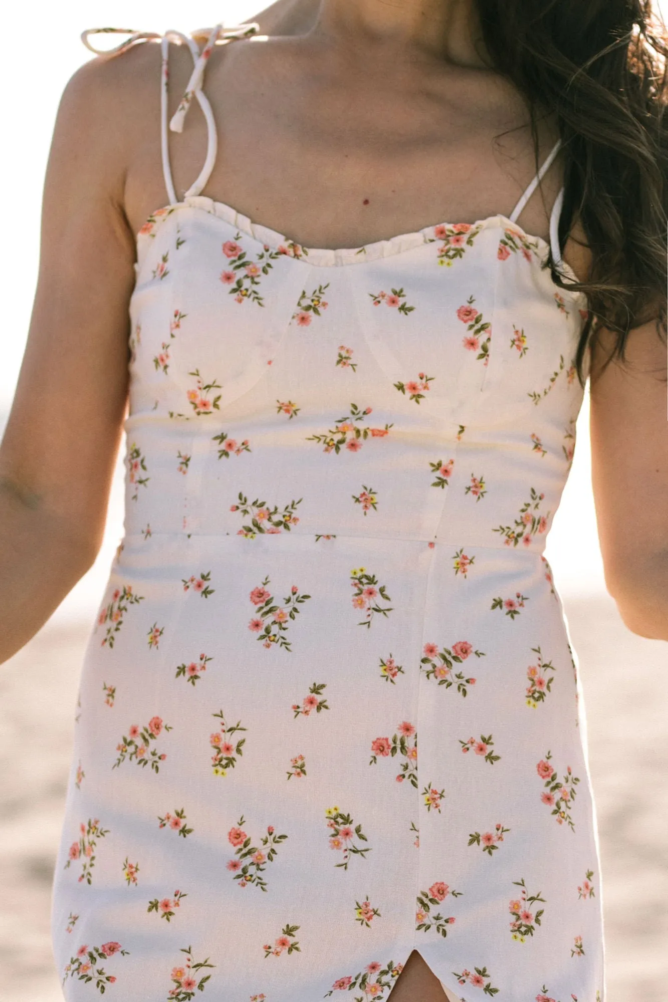 Gabriella Sweetheart Midi Dress sold by Morning Lavender product image thumbnail 4