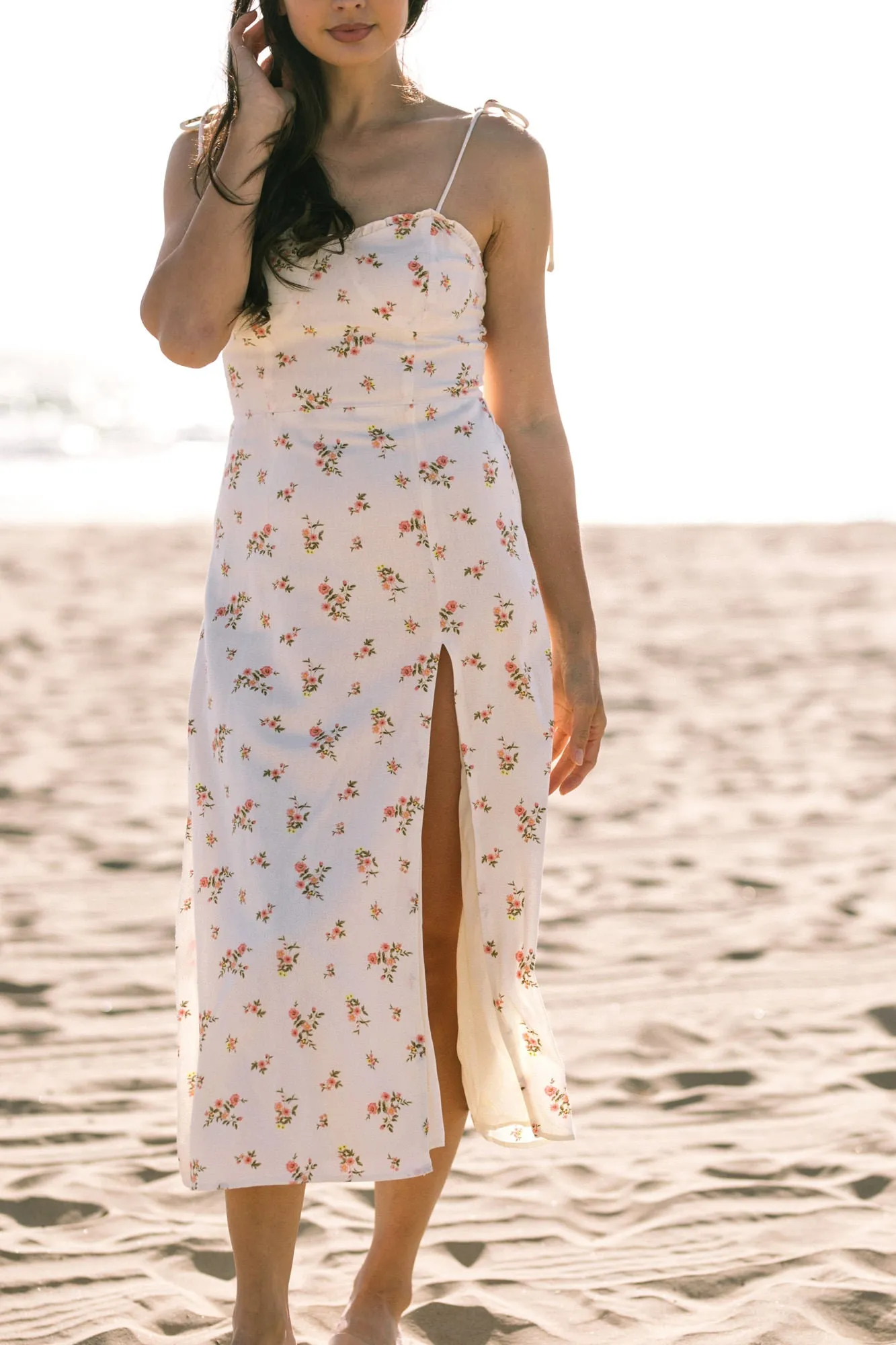 Gabriella Sweetheart Midi Dress sold by Morning Lavender product image thumbnail 5