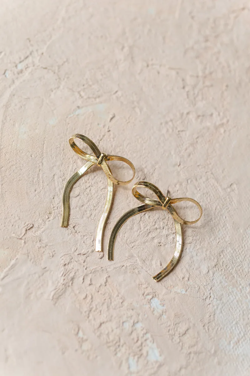 Callie Bow Earrings sold by Morning Lavender product image thumbnail 2