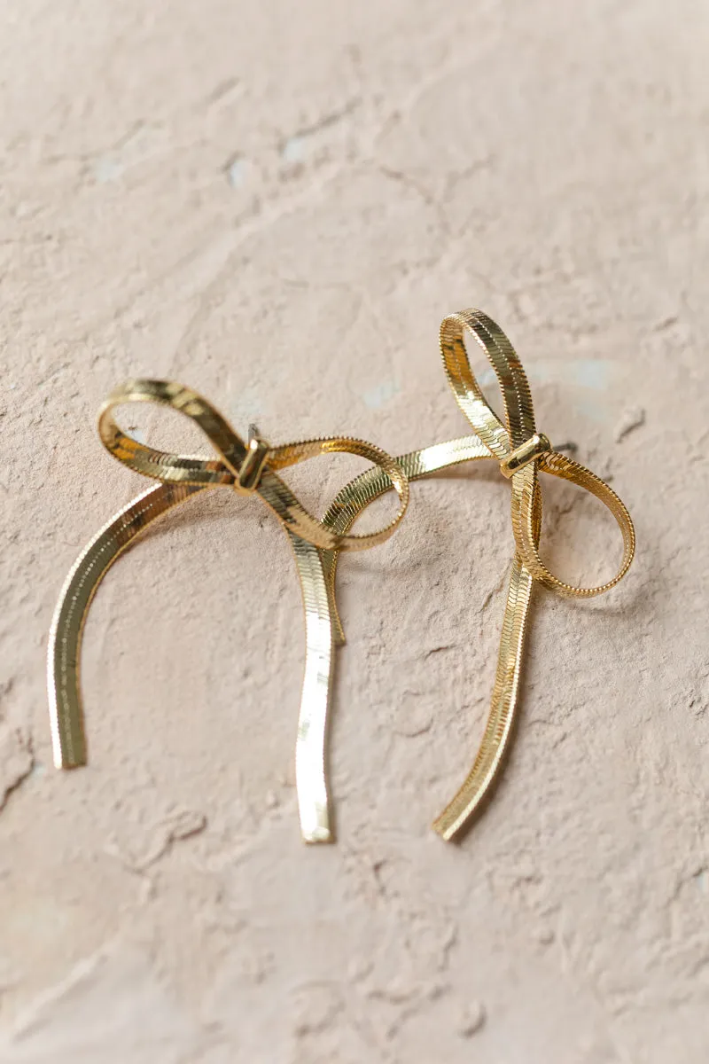 Callie Bow Earrings sold by Morning Lavender product image thumbnail 3