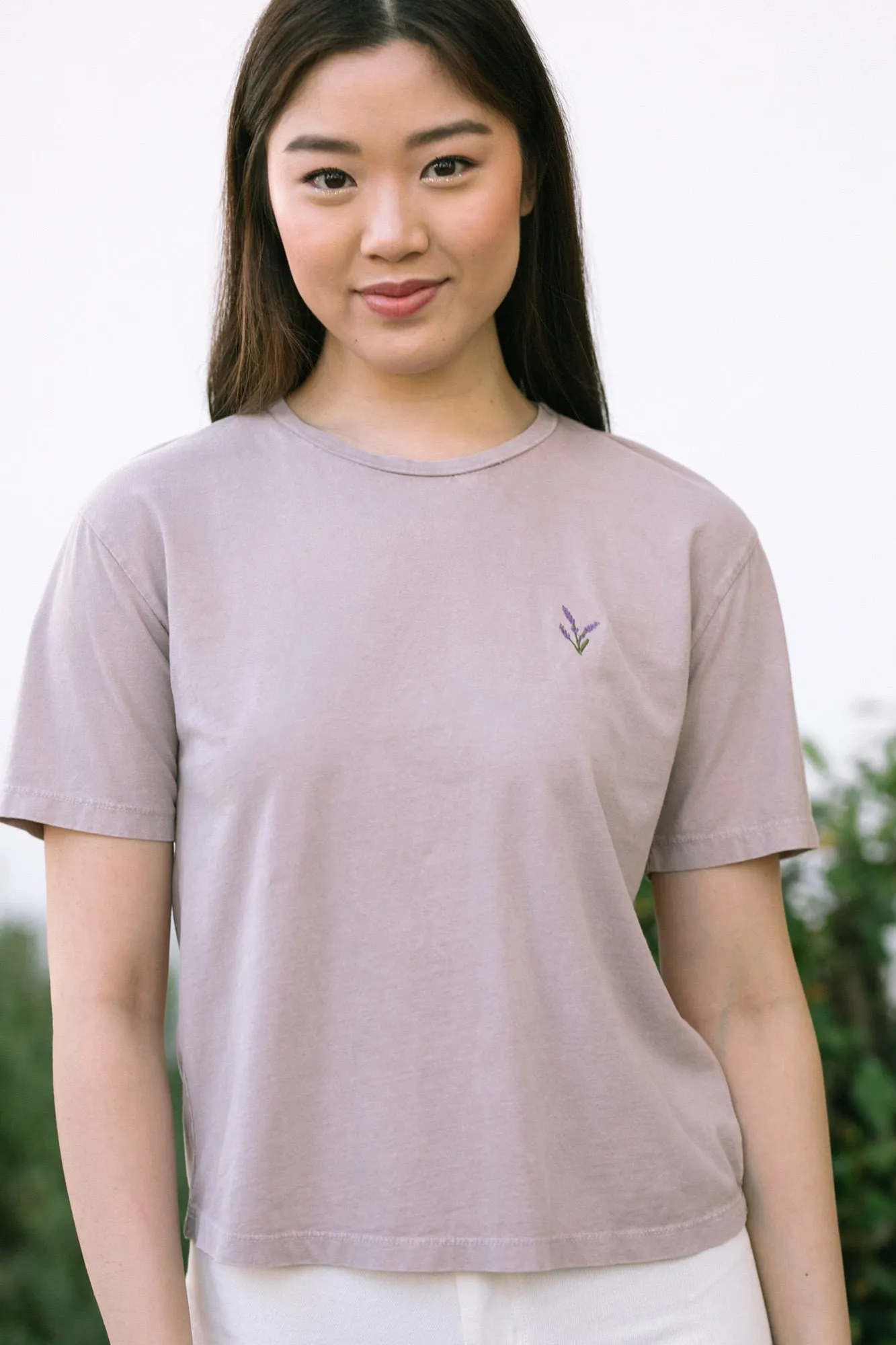 Katie Embroidered T-Shirt sold by Morning Lavender