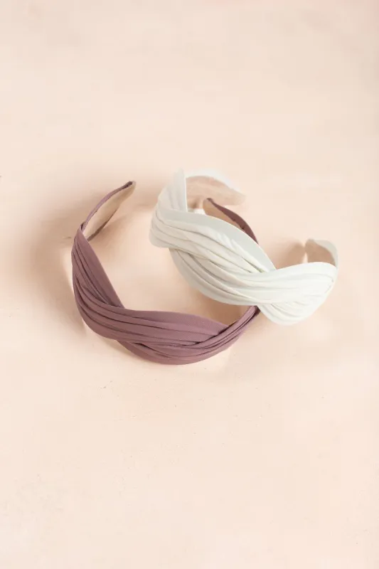 Teagan Twisted Headband sold by Morning Lavender