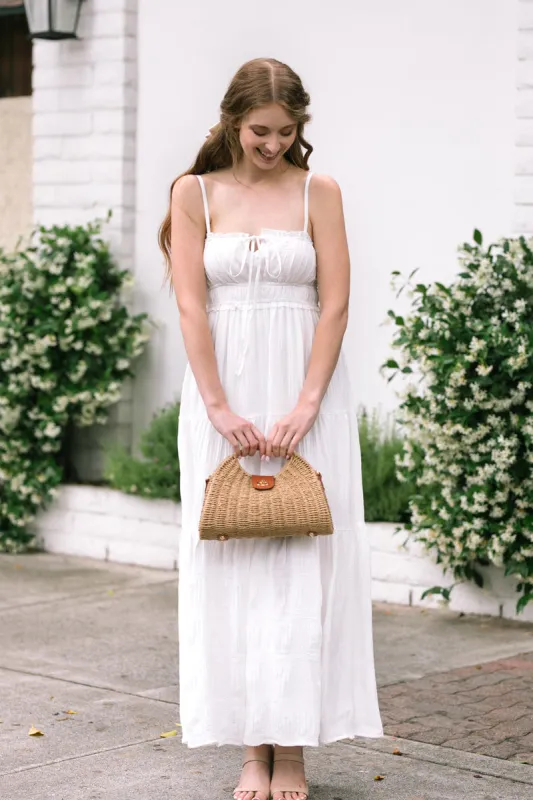 Lydia Straw Bag sold by Morning Lavender