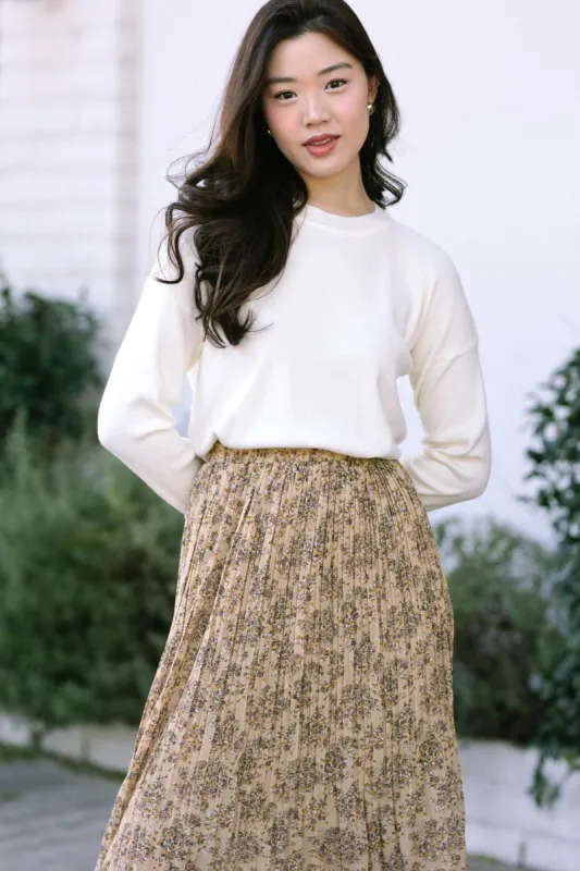 Primrose Crewneck Knit Sweater sold by Morning Lavender