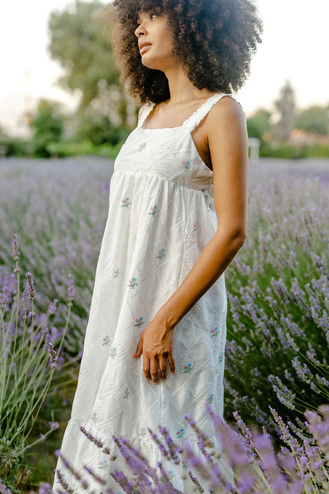 Alondra Embroidered Eyelet Dress sold by Morning Lavender product image thumbnail 3