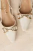 Janet Pointed Slingback Flats sold by Morning Lavender