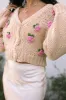 Clarisse Floral Knit Cardigan sold by Morning Lavender
